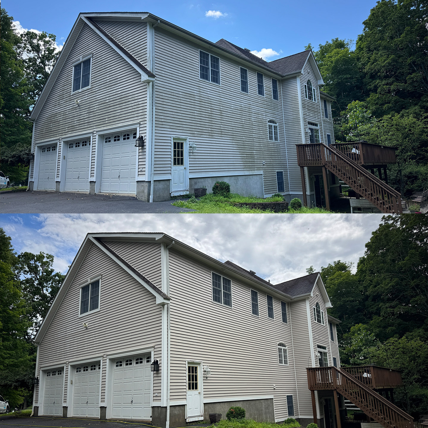 Professional house washing service in New Windsor NY by Bright Solutions Prowash